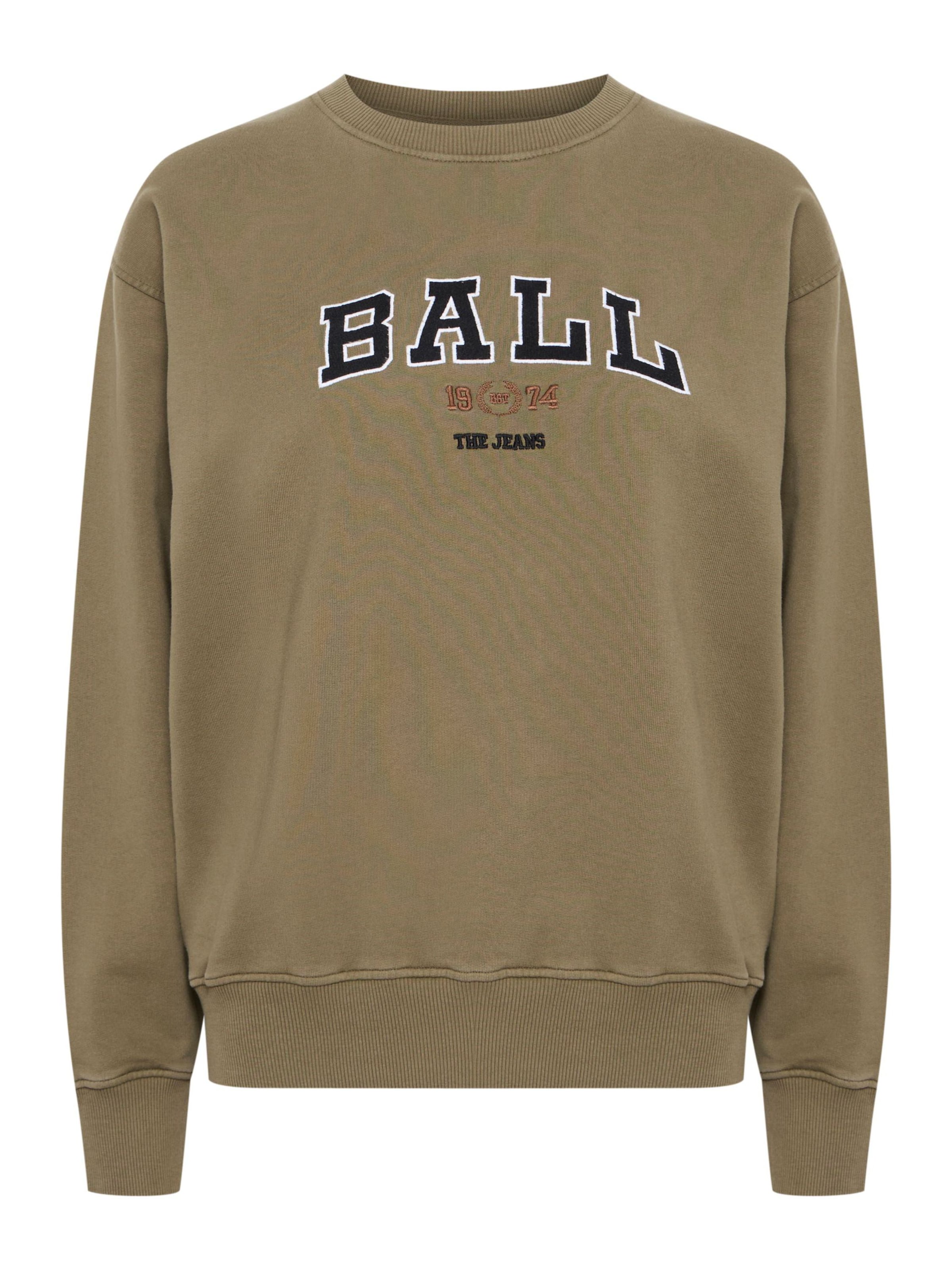 Sweat-shirt ' Baltaylor' Ball en vert : devant