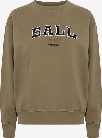 Sweat-shirt ' Baltaylor' Ball en vert : devant