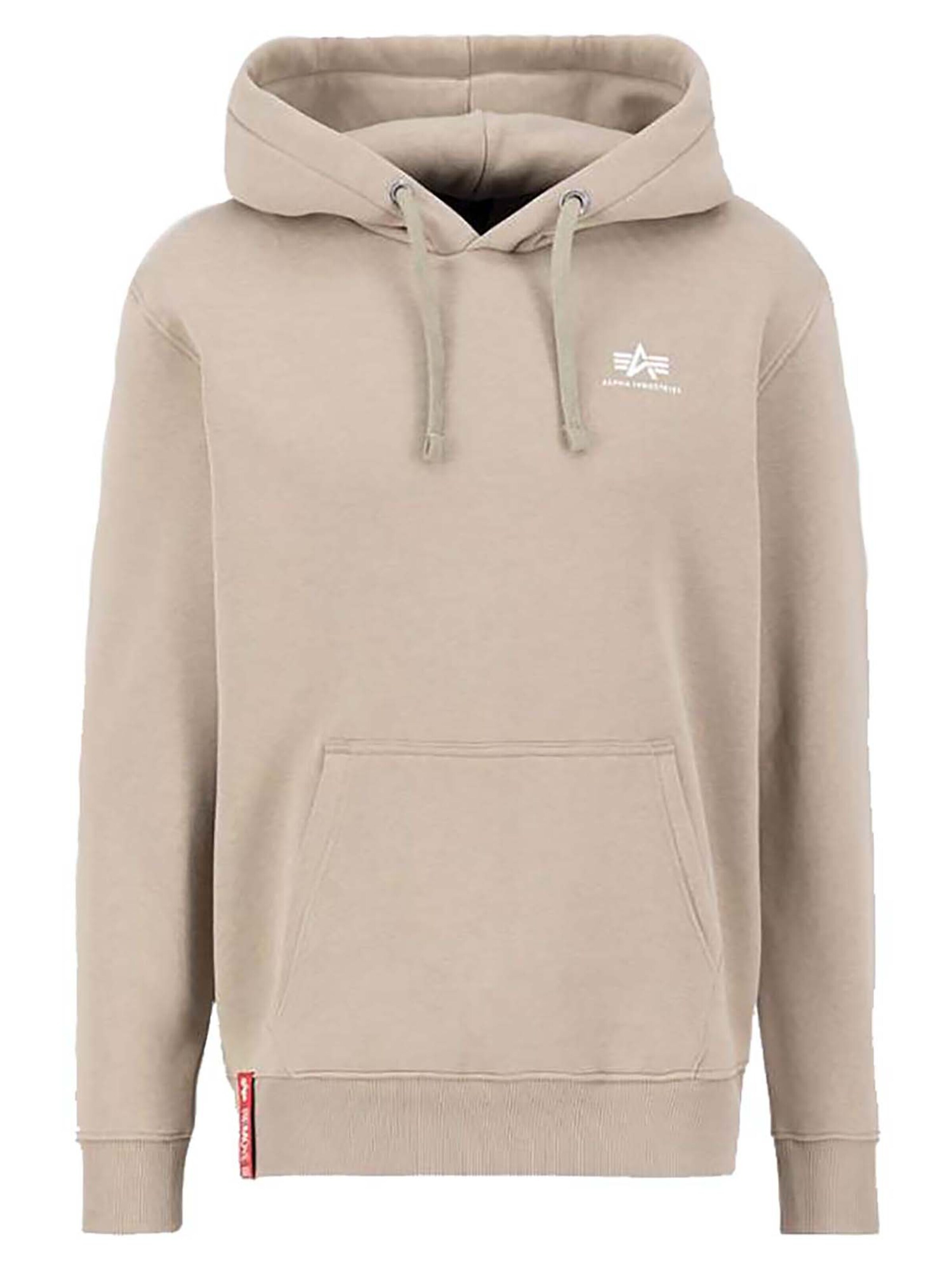 ALPHA INDUSTRIES Sweatshirt in Beige: Vorderseite