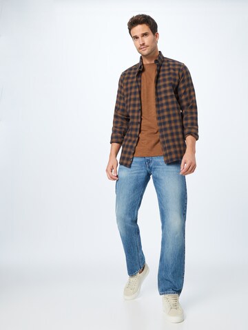 Casual Friday Shirt 'Thor' in Brown