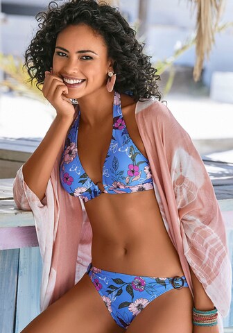 s.Oliver Triangel Bikinitop in Blauw