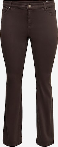 Vero Moda Curve Flared Jeans 'VMCFlash' in Brown: front