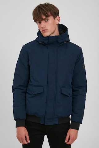 INDICODE JEANS Winter Jacket in Blue: front