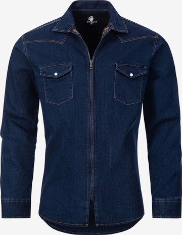 Rock Creek Slim Fit Hemd in Blau: predná strana