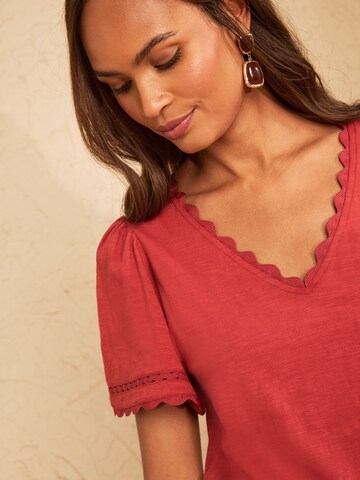 love & roses Shirt in Brown