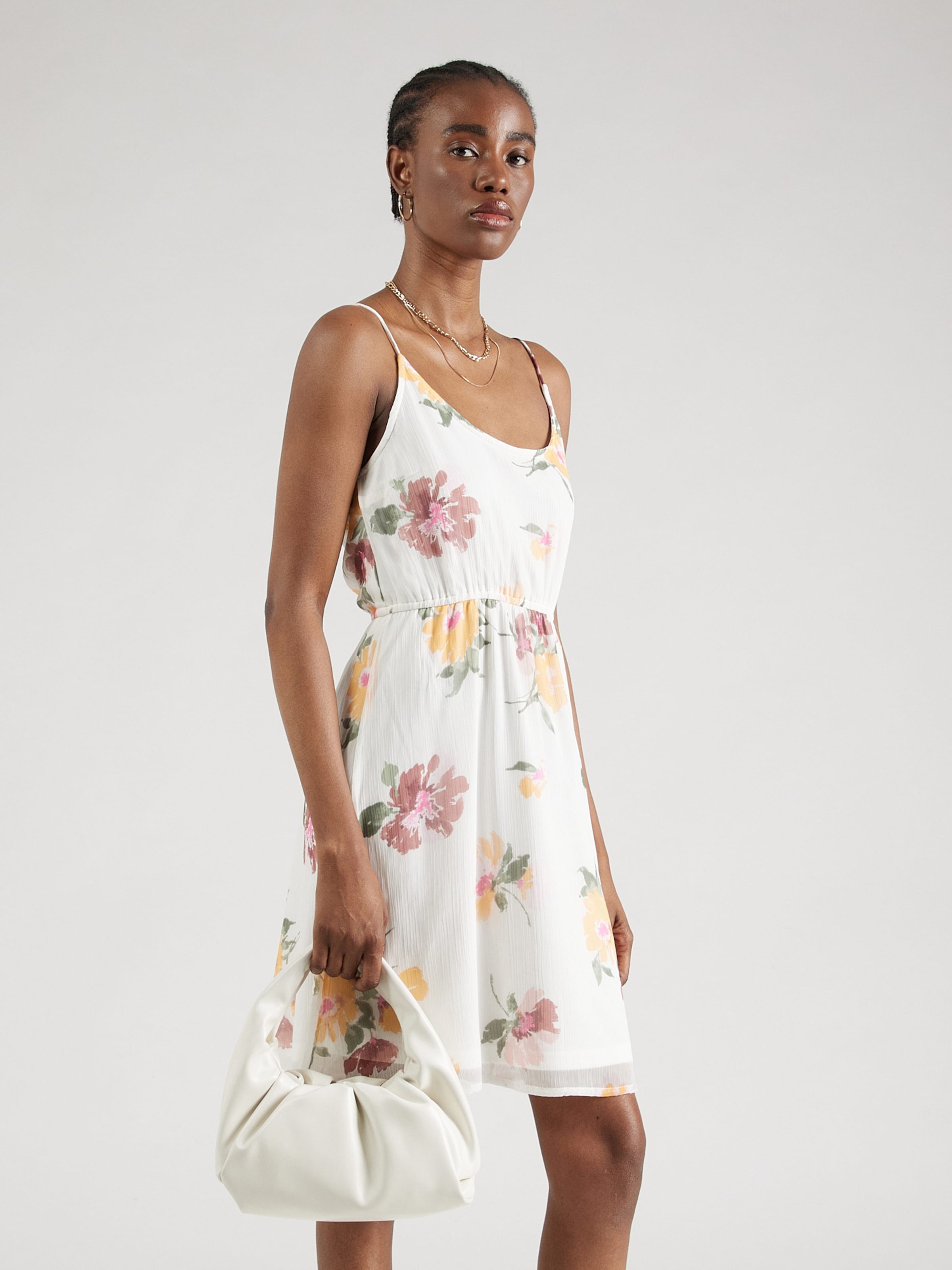 VERO MODA Zomerjurk VMSMILLA in Wit ABOUT YOU