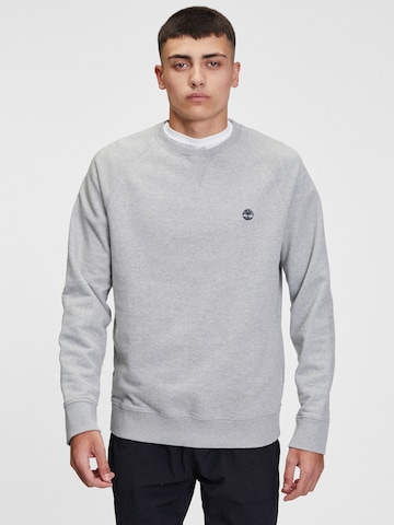 TIMBERLAND Sweatshirt in Grijs: voorkant