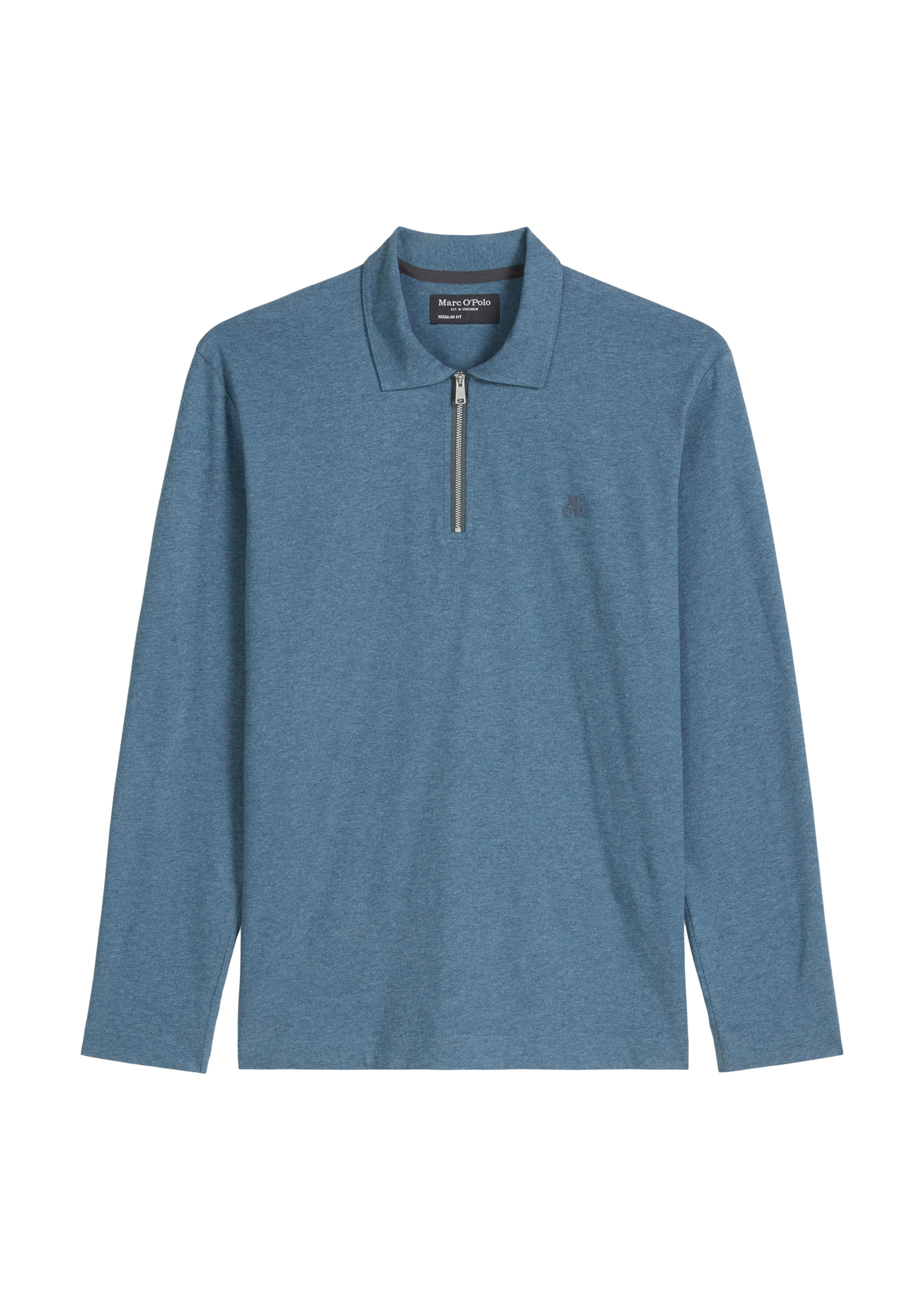 Marc O'Polo Shirt 'DfC' in de kleur Blauw gemêleerd, Productweergave