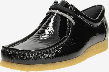 SIOUX Lace-Up Shoes in Black: front