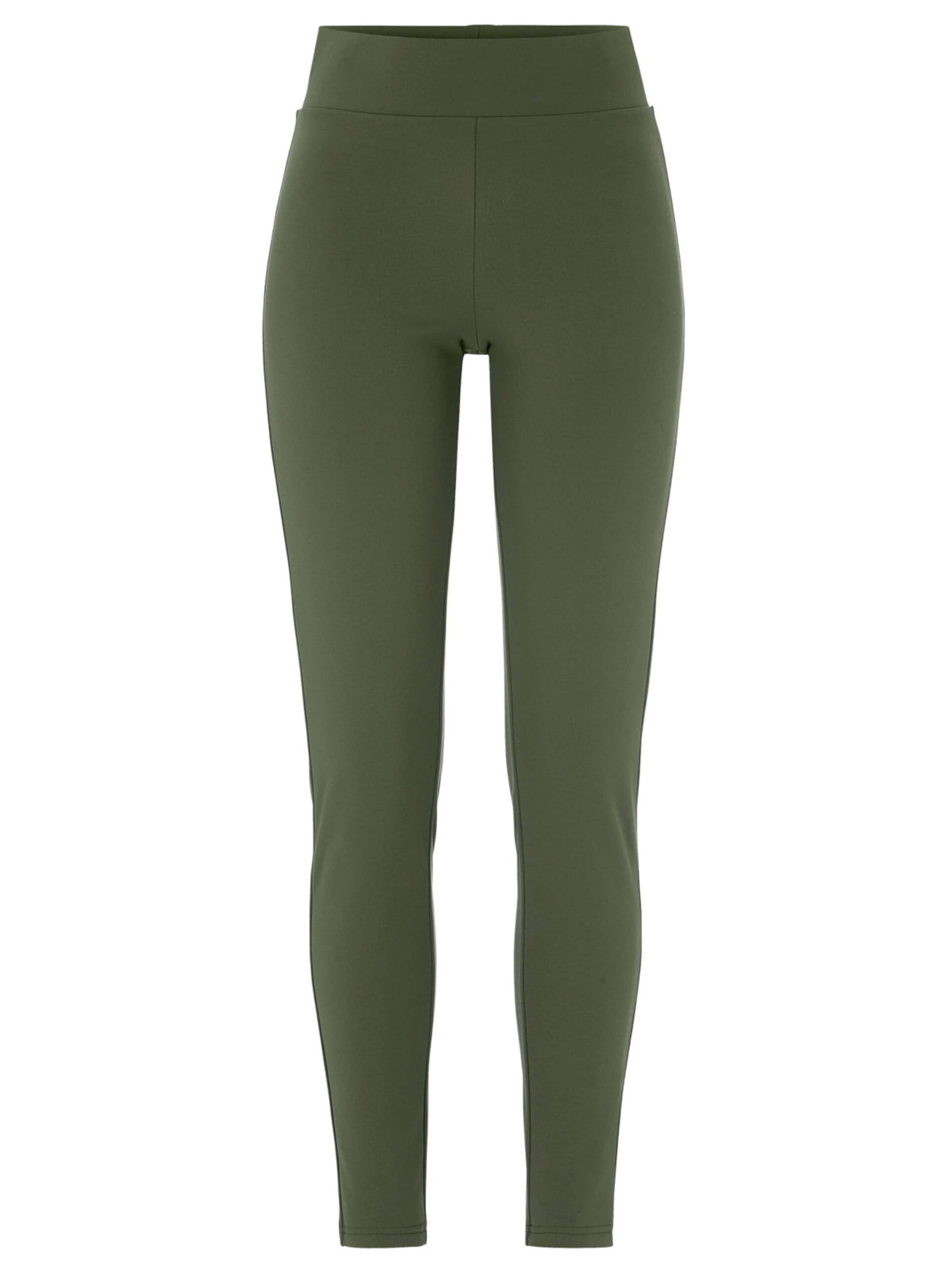 Cellbes of Sweden Skinny Broek in Groen: voorkant