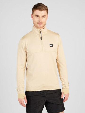 Sweat de sport 'STEEP POINT' QUIKSILVER en beige : devant