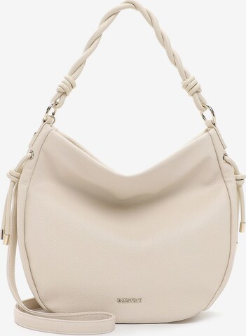 Emily & Noah Pouch 'Nikki' in Beige: front