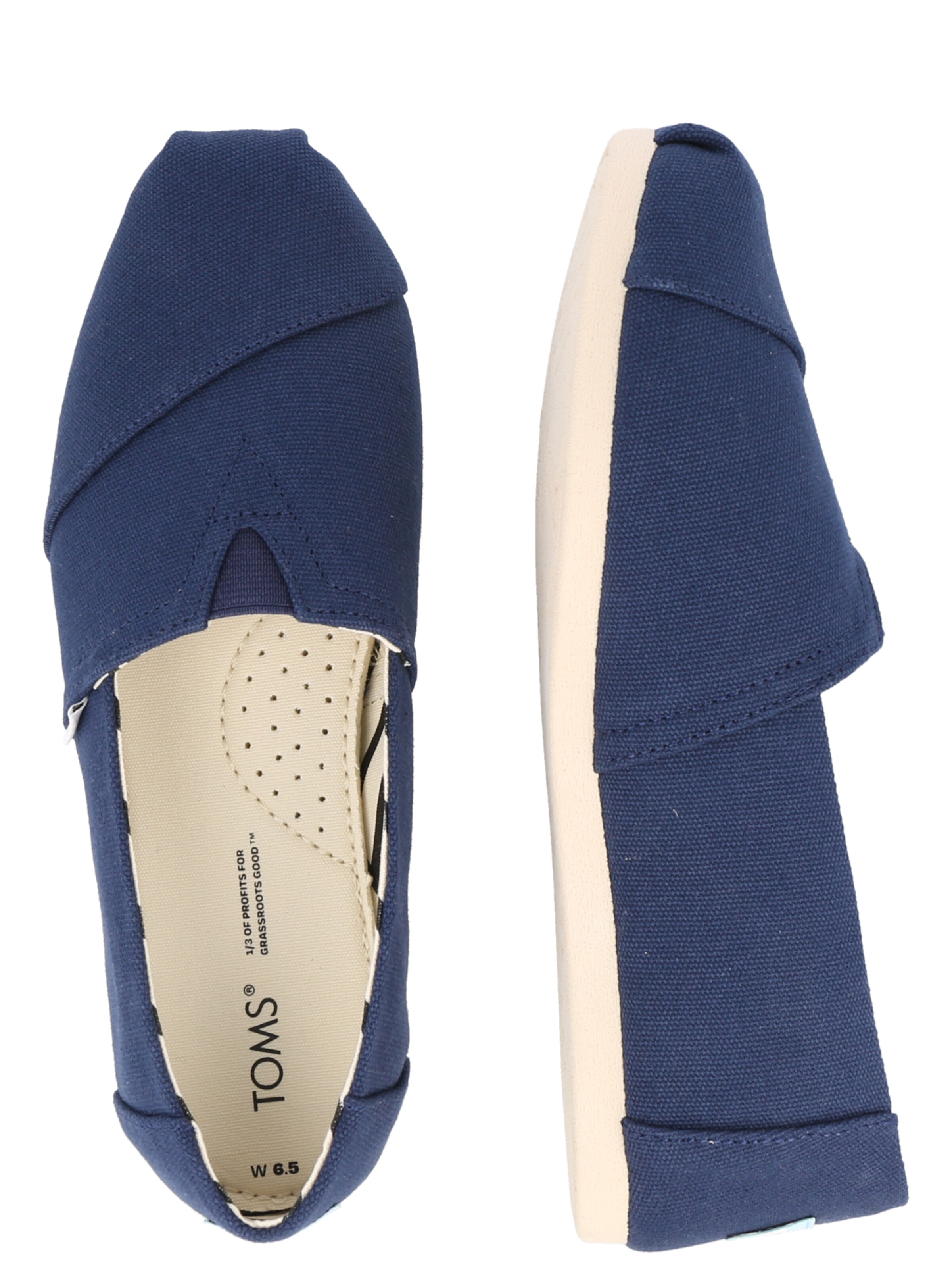 TOMS Slip-ons 'Alpargata' in Blue