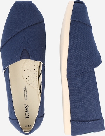 TOMS - Sapato Slip-on 'ALPARGATA' em azul