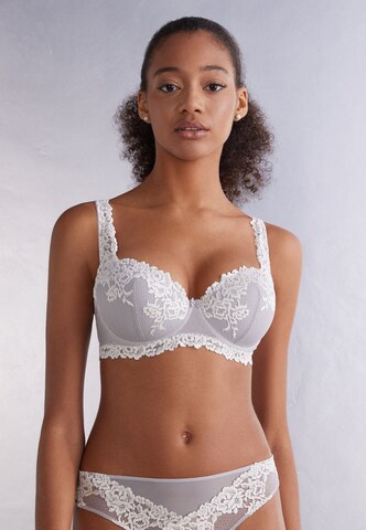 INTIMISSIMI Balconette Bra 'Sofia' in Grey: front