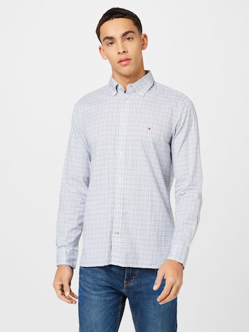 TOMMY HILFIGER Slim fit Button Up Shirt in Blue: front