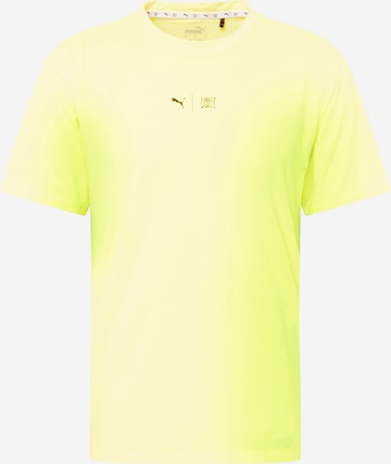 PUMA Sportshirt in Gelb: predná strana