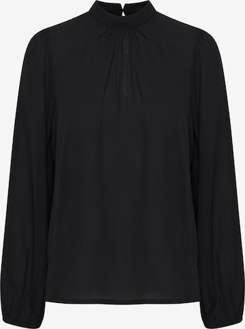 Chemisier 'Cellani' ICHI en noir : devant