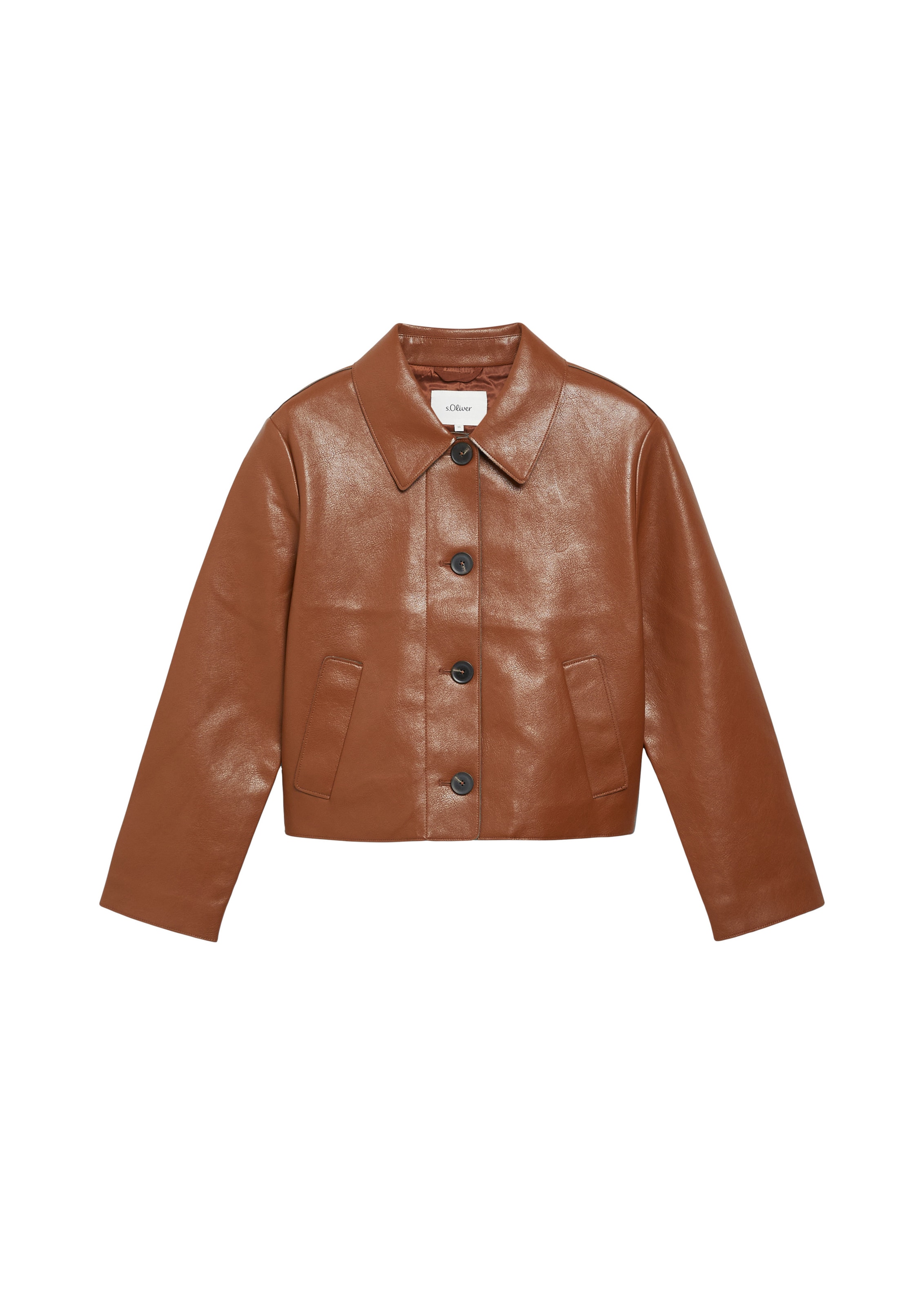 Veste mi-saison s.Oliver en marron : devant