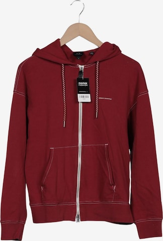 ARMANI EXCHANGE Kapuzenpullover M in Rot: Vorderseite