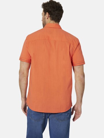 BABISTA Regular fit Button Up Shirt 'Vinclo' in Orange