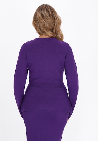 Cardigan faina en violet