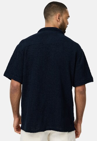 INDICODE JEANS Regular fit Button Up Shirt 'Raney' in Blue