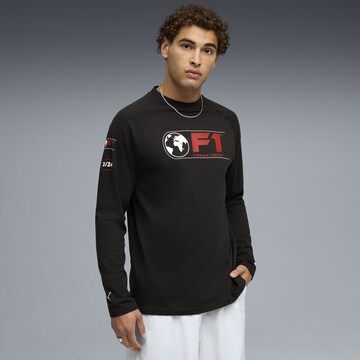 PUMA Performance shirt 'F1' in Black: front