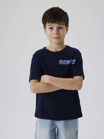 NAME IT Shirt 'Sonic' in Blue: front