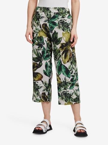 Cartoon Loosefit Culotte mit Gummizug in Weiß: predná strana