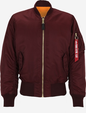Giacca di mezza stagione 'MA-1' di ALPHA INDUSTRIES in rosso: frontale