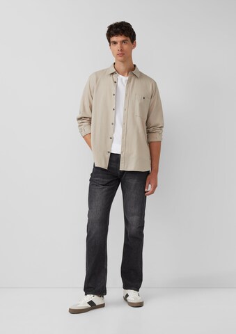 Coupe regular Chemise s.Oliver en beige