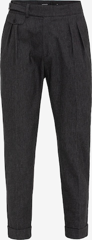 Effilé Pantalon à pince Antioch en gris : devant