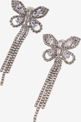 SOHI Серьги 'Charvi' в Серебристый: спереди