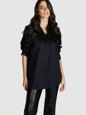 MARC AUREL Blouse in Black: front