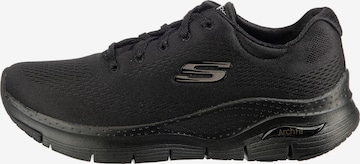 SKECHERS Matalavartiset tennarit 'Arch Fit' värissä musta