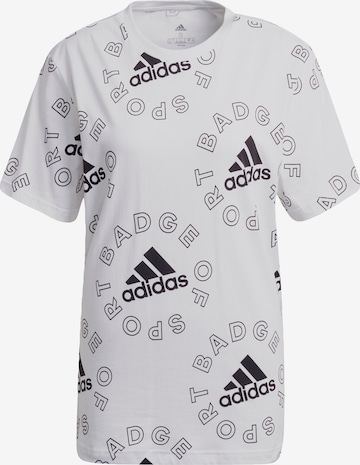 ADIDAS PERFORMANCE Funktionsshirt in Weiß: front