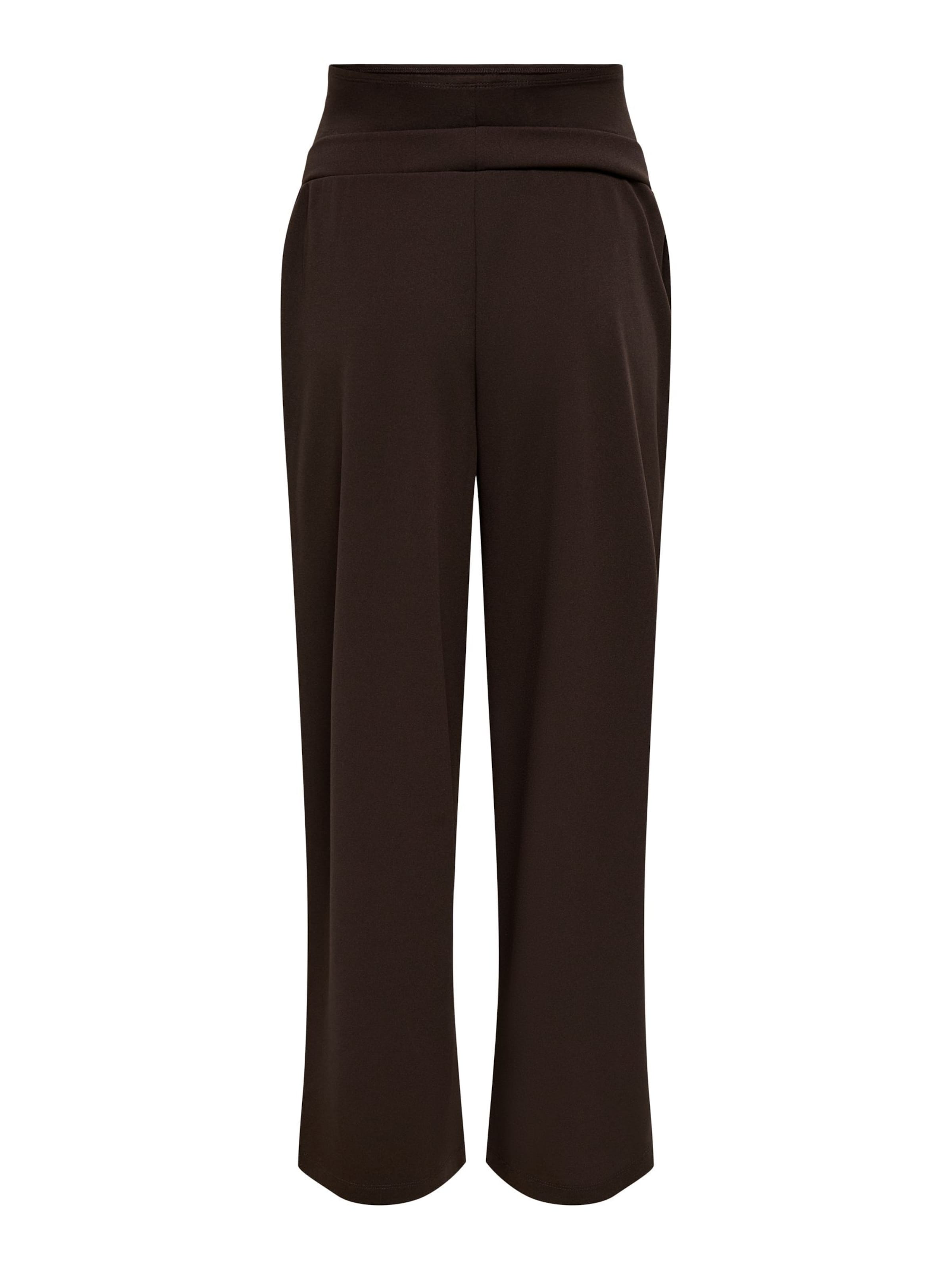 Wide Leg Pantalon à pince 'OLMBang' Only Maternity en marron