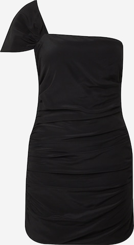 Rochie de cocktail de la IRO pe negru: față