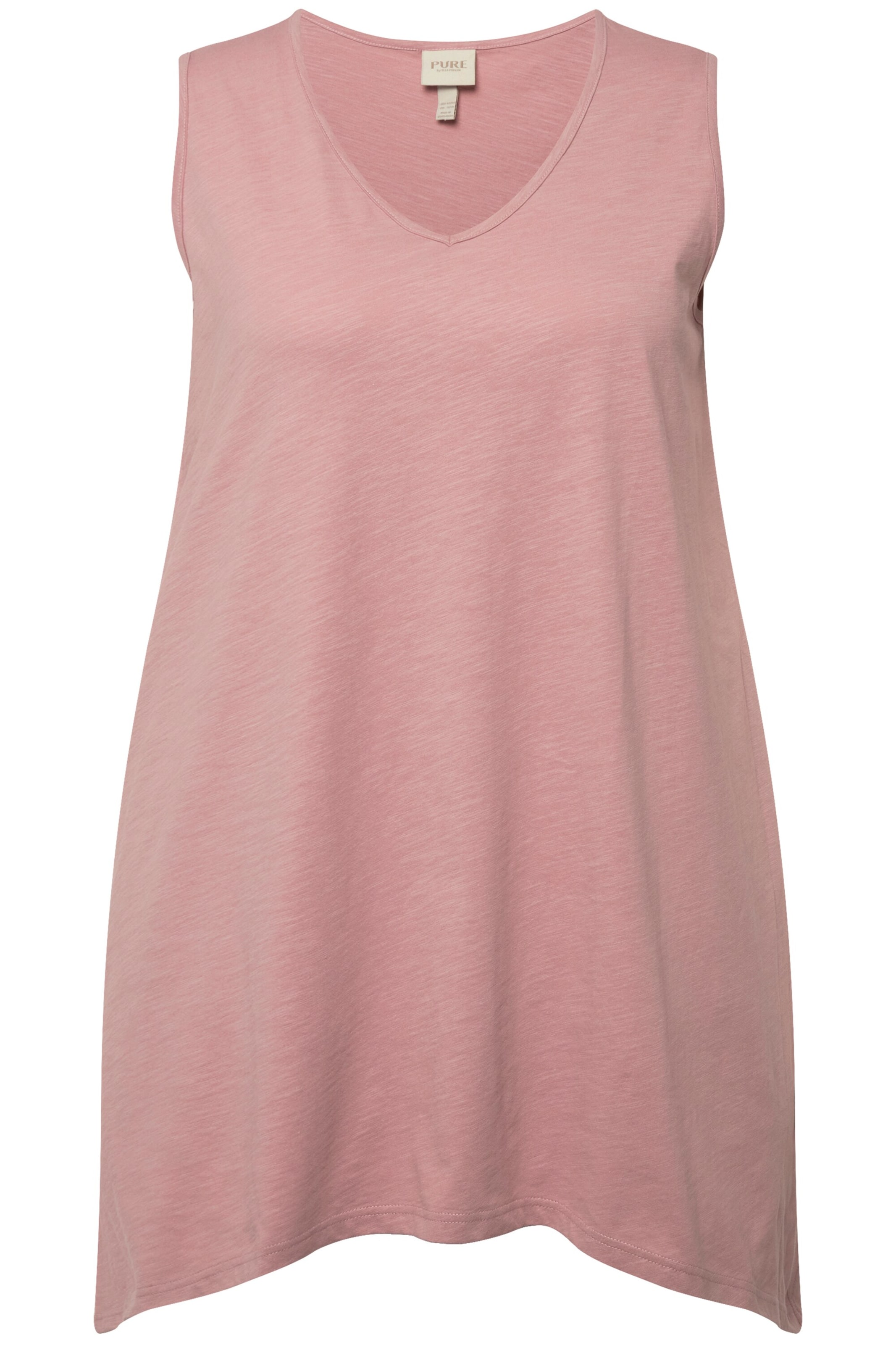 T-shirt Ulla Popken en rose : devant