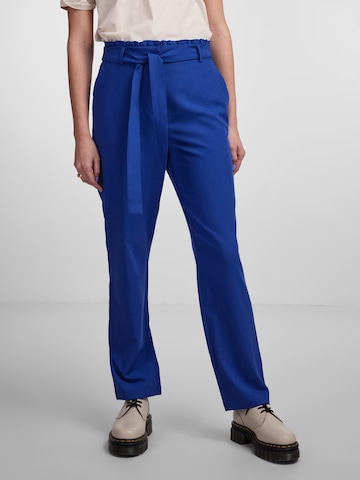 PIECES Regular Pants 'Bosella' in Blue: front