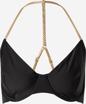 Hunkemöller Minimiser Bikini Top 'Paradise' in Black: front