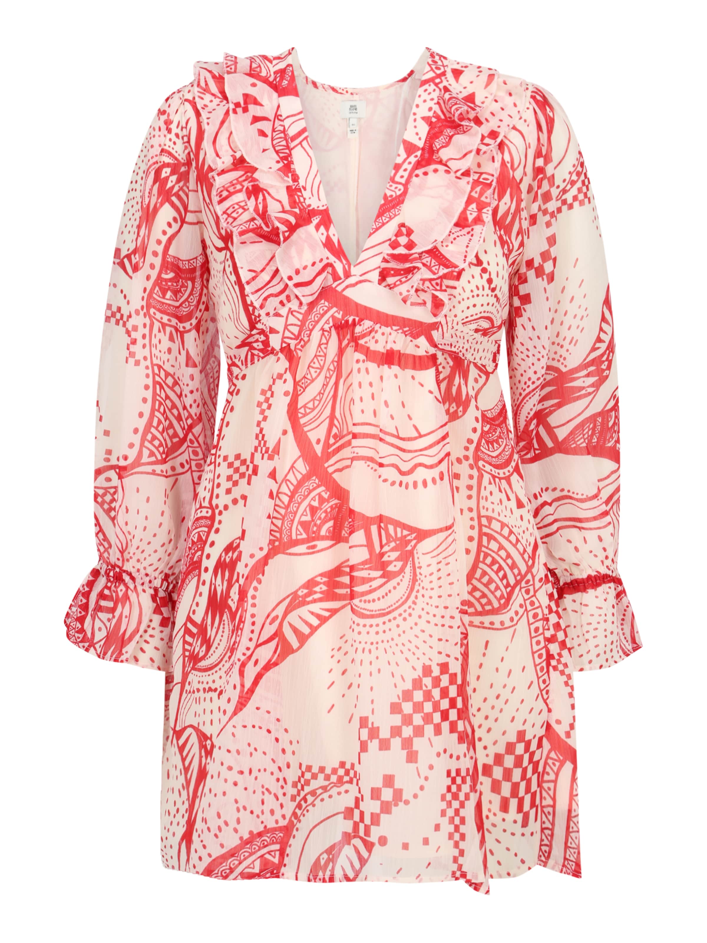 raudona River Island Petite Suknelė: priekis