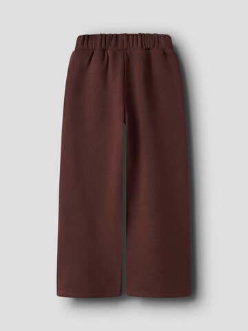 NAME IT Wide Leg Bukser i brun