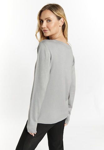 Cardigan 'Nowles' usha BLACK LABEL en gris