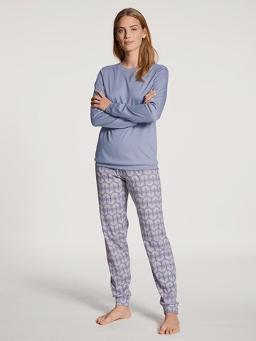 CALIDA Pyjama 'Nightwear Xtra'‌‌‌‌‌‌‌ in Grau: Vorderseite