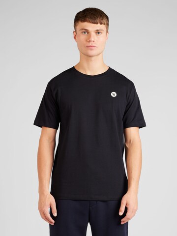 WOOD WOOD Shirt 'Ace' in Black: front