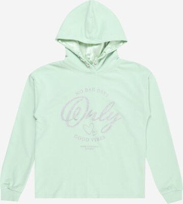 KIDS ONLY Sweatshirt 'WENDY' in Grün: predná strana