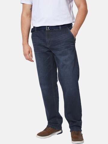 Charles Colby Loosefit Jeans in Blau