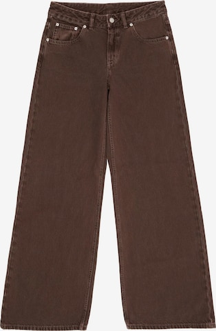Dr. Denim Jeans 'Rhue Low Wide Jeans' in Lila: voorkant